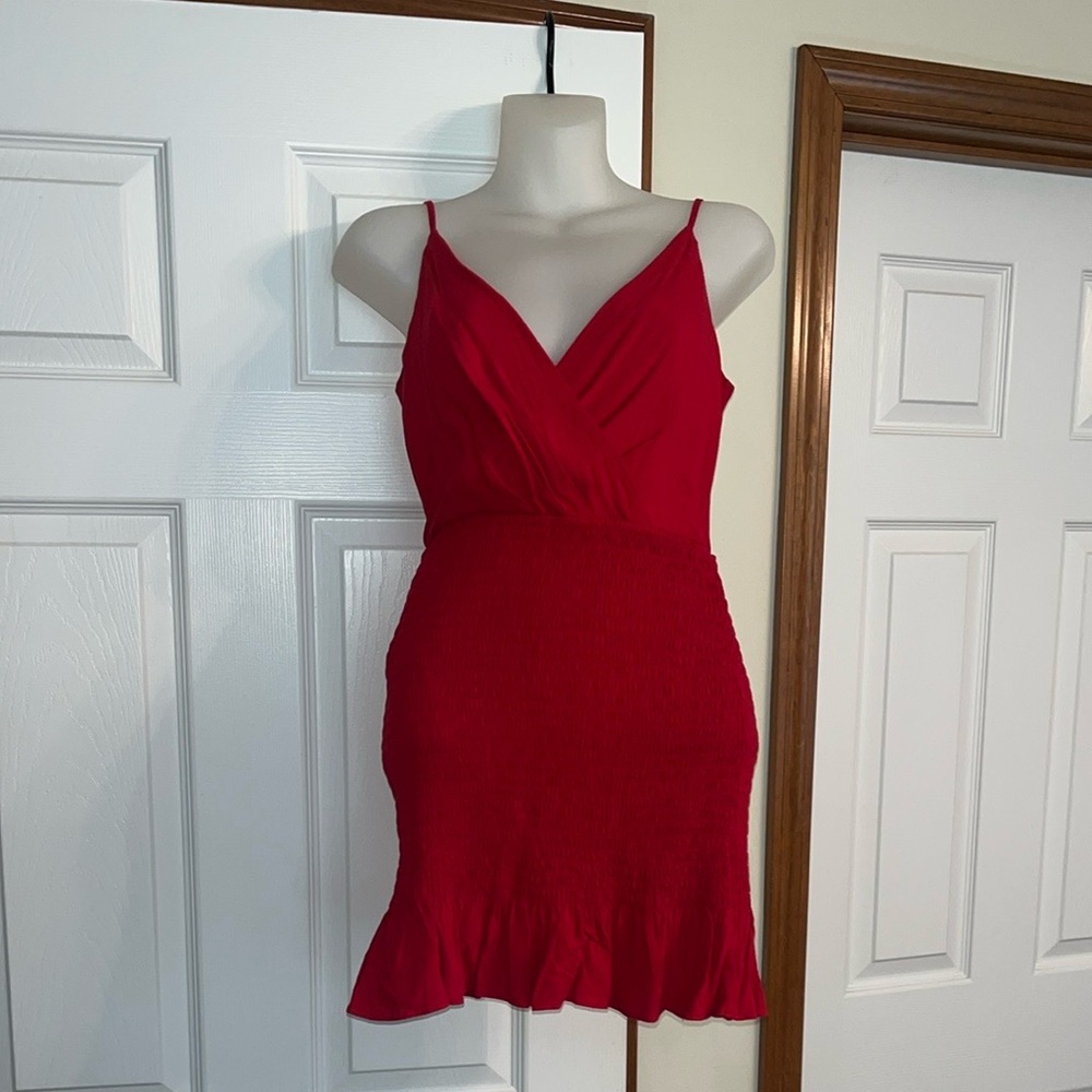 Row A Red Mini Dress